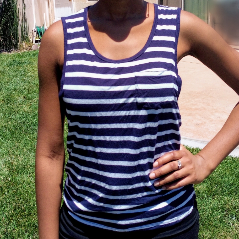 Zenana Outfitters striped tank top